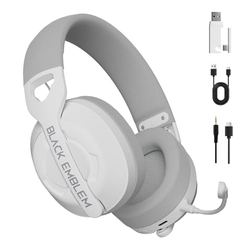 Black Emblem X2 Cuffia Gaming Senza Fili 2.4ghz - 3...