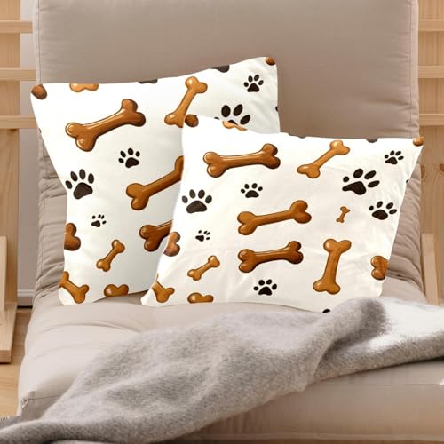 Housses de coussin double face velours doux 50 x 50 cm - 3