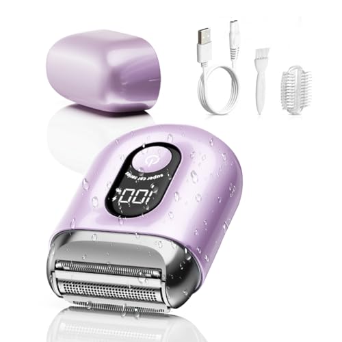 Fangaci Cordless Electric Shaver for Women: Mini Electric Razors with