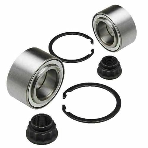 Front Hub Wheel Bearing Kit Compatible With Citroen C1 (Years 2005-2014) Pair