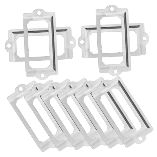 HOUDERCO 1 セット 錬鉄 鉄 ビジネス カード フレーム 引き出し付き カード