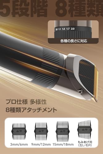 happilaff バリカン メンズ T666 の商品画像 5