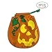 Produktbild Scrox 6Pcs Multi-Farbe Halloween Candy Bag Multi-Muster PE Geschenktüte Große Kapazität Bunch of Candy Bag Geschenktüte Tragbare Kürbis Tasche Requisiten Spielzeug Dress up Artikel