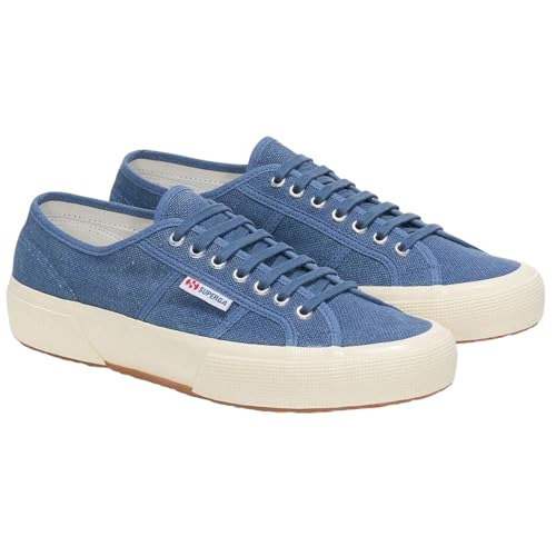 Image of Washed Cotton Navy-Offwhite 2750 OG by Superga