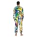 Joisal Funny Snail Animal Print Adult Onesie Costume Women One Piece Pajamas Fashion Men Loungewear Pjs Small