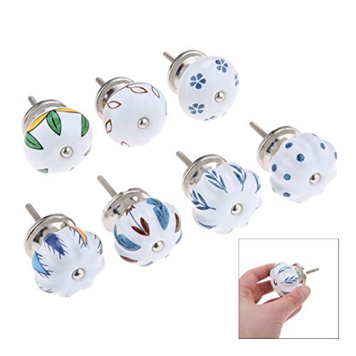 Creatwls 2 pz rotonda pomelli in ceramica da