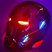 Helmet Man MK50 1:1 Cosplay Mask Electronic Open/Close Voice Control for Adult Helmet Touch Sensor Red Gold