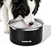 Gardner Pet Slow Water Bowl for Dogs – No Spill, Anti-Splash Floating Plate Design, Slows Drinking to Reduce Mess, Keeps Water Clean & Floors Dry, 3.8L(Black)
