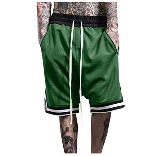 AmyGline Hosen Herren Shorts Neu-Männer CasualMode Lose Schnell Trocknend...
