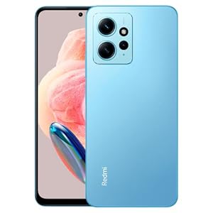 Xiaomi Redmi Note 12 4G LTE (128GB + 4GB) Global Unlocked 6.67″ 50MP Triple (ONLY T-Moble/Tello/Mint USA Market) + (w/ 33W Fast Car Dual Charger Bundle) (Ice Blue Global + 33W Car Charger)