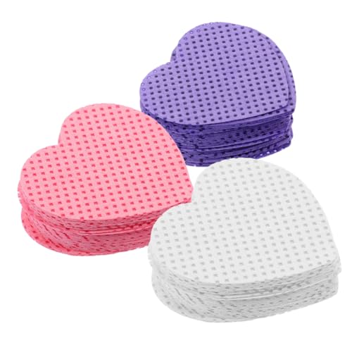 Mikinona ネイルポリッシュリムーバーパッド 3箱セット コットン素材 摩耗防止仕様 自宅 サロン 枚人用 ネイルケア用リムーバーパッド 使い捨て 清潔保持 各色ずつ