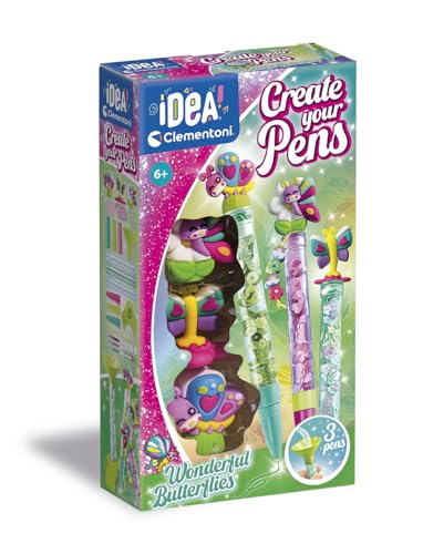 SFOGO ALLA CREATIVITÀ: il set permette di creare penne customizzate, stimolando l'abilità artistica e la coordinazione occhio-mano, offrendo l'opportunità di scegliere tra tante combinazioni divertenti e originali