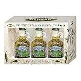 Grand'aroma Basil Extra Virgin Olive Oil, 8.5-Ounce Bottles (Pack of 3)