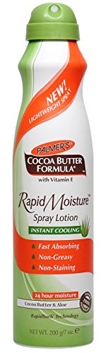 Palmer's Cocoa Butter Formula Rapid Moisture Spray Lotion 7oz - Instant Cooling (Pack of 3)