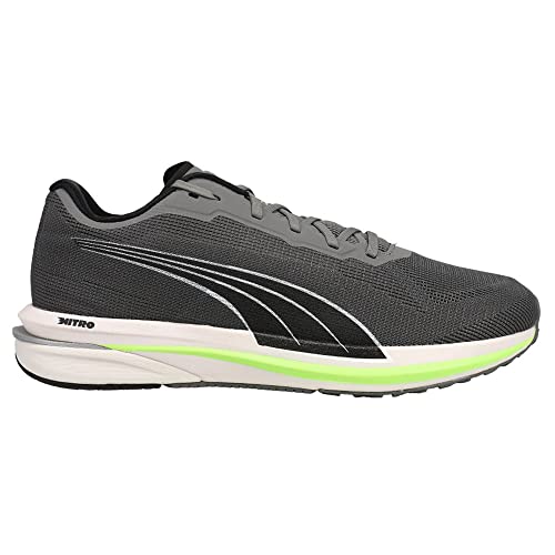 PUMA Velocity Nitro Castlerock/Puma Black/Green Glare 7 D (M)
