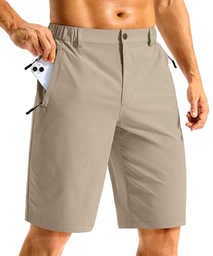 Image of G Gradual Men's Shorts 11 inch Long Golf Lightweight Knee Length Shorts