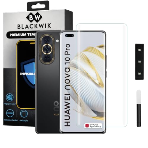 Image of Blackwik UV Curved Tempered Glass for Huawei Nova 10 Pro | 1-Pack