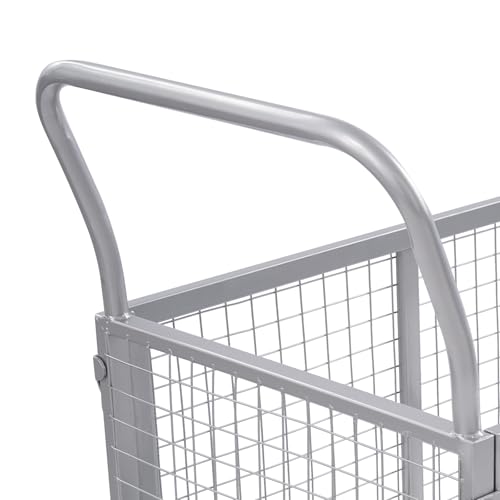 Carretilla Resistente con Contenedor y 4 Ruedas Grandes miniatura 5