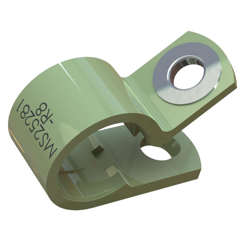 Essentra, MS25281-R9, Cable Clamp - Screw Mount MS25281-R9 .563 in Bundle (10 Item/s)