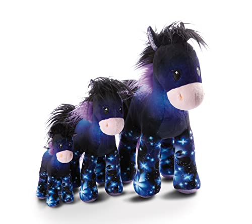 NICI Kuscheltier Pony Starflower 35 cm – Stofftier aus weichem Plüsch, niedliches Plüschtier zum Kuscheln und Spielen, für Kinder & Erwachsene, 48755, tolle Geschenkidee, blau