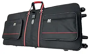 Malav YAMAHA MONTAGE 6 Synthesizer Case Bag of Steel Plated Frame (Only on circumference) with Wheels (Flight Case)
