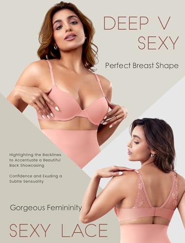 Image of Livona Lace Bralette for Women - Comfort Sports Bra Wireless Padded Bralette with Support Workout Tops Cami Crop S-XXL