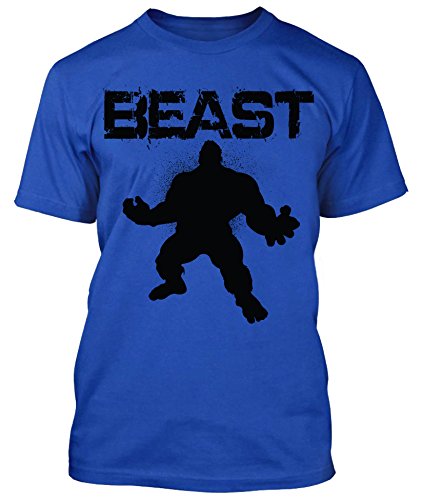 New Generation Apparel Beast Shirt Workout Gym Wear Royal Blue