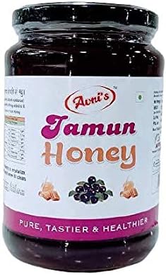 Avni's Tasty Healthy Jamun & Rosewood Honey Combo | Unprocessed | Unpasteurised | No Preservatives | Pack of 2 (1 Kg, each)