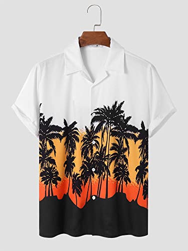 Image of Men's Lycra Digital Print Casual Shirt