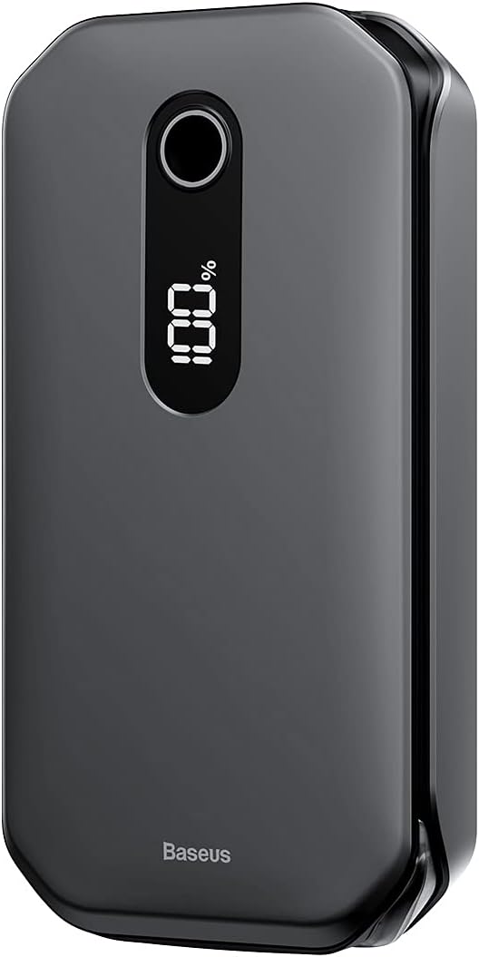 Baseus Super Energy Pro Car Jump Starter for 12v diesel gas cars(12000mAh,5V/2.4A,Peak current1000A)Black