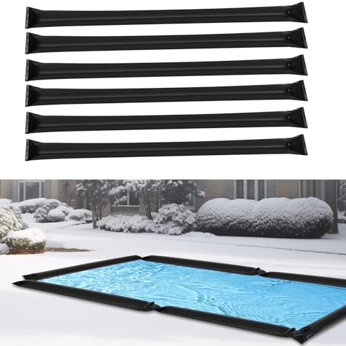 0.7mm Triple-Layer Composite Winter Pool Water Tube 8FT (6 Pack) -Pool Water Bags for Inground...