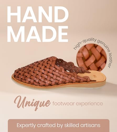 Image of Macarena Collection Womens Shoes Leather Sandals for Women | Huarache Handmade Mexican Sandals | Comfortable & Stylish Womens Sandals Panal