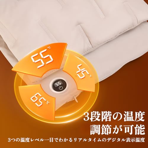 Caividom 湯たんぽ 無水式 充電式 USB ホットマット 多機能 大きめサイズ 保温ポケット型デザイン エコ 湯タンポ 蓄熱式 電気湯たんぽ 暖房器具 お腹周り 背中 指先 足元 防寒グッズ 冷え対策 電気毛布 足元ヒーター の商品画像 2