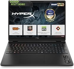 HP HyperX OMEN 15 Smartchoice, AMD Ryzen 9 8940HX, 8GB-RTX 5060, 16GB DDR5, 1TB SSD, 2.5K(2560 x 1600), 500 ni