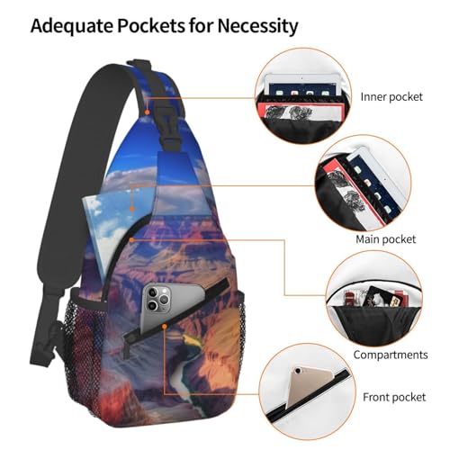 Mochila de Pecho Cruzada para Hombre Sling Diagonal miniatura 4