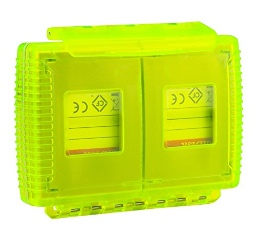 Gepe 3862E Cardsafe Extreme For Compact Flash, Sd, Smart Media, Multimedia Card, & Memory Stick (Neon) #TOP2