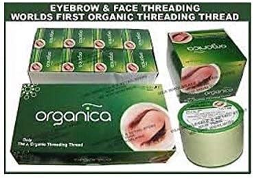 IndianStore4All Organica Eyebrow Thread Box of 8 Spools