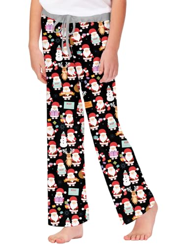 Image of Remimi Girl Boy Plaid Pants Drawstring Summer Casual Loose Bottoms 5-14 Years