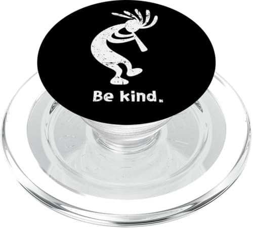 Be Kind Dancing Kokopelli design vintage invecchiato PopSockets PopGrip per MagSafe