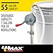 Lumax Gray LX-1318 Rotary Barrel Pump for transferring Non-Corrosive, Petroleum Based, Light to Medium Viscosity-Like, Motor, Heavy, Transmission Fluid, Heating Oils 14 x 6.1 x 5.9 inches