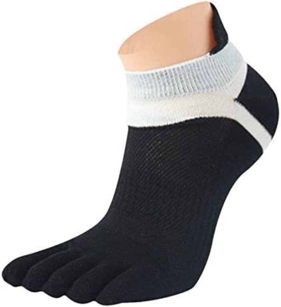 靴下 くつした 暖かい 見えない靴下 アンクルトゥソックス パッチワーク ローチューブ ホームスポーツ 5本指ソックス 10組 ソッ