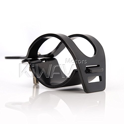 KiWAV Motorcycle Indicator turn signal Bracket Holder Black for 30~39mm fork - Thumbnail 2