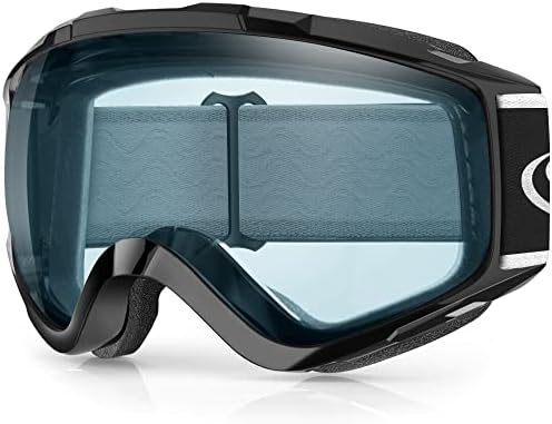 findway Ski Goggles, Skiing Goggles For Snowboard Jet Snow, For Women Men Ladies Youth Teen OTG Over Helmet Compatible, Anti-fog 100% UV Protection, Anti-glare Ski Goggles, For Skiing Snowboarding