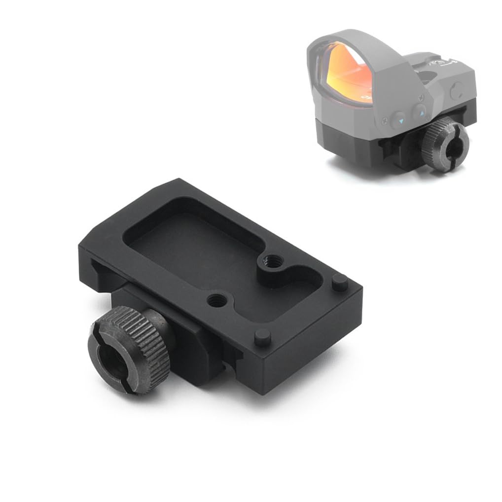 Tactical Mini ROMEO1 Red Dot Sight Mount Quick Release/Detach?Romeo 1 Optics Reflex Scopes Mounting Plate Mount Base Adapter?Fits for Standard 20mm Picatinny Rail Mounting?with Screws and Wrench