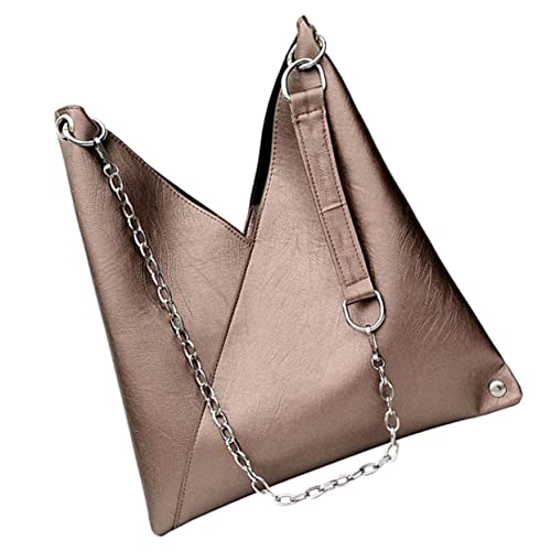 Sac bandoulière élégant en PU souple avec chaîne ultra légère
