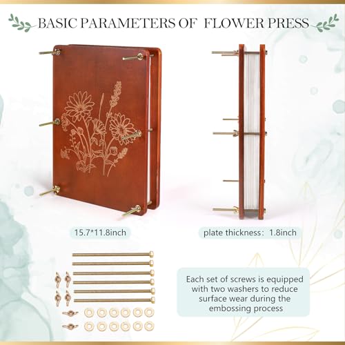 Aboofx F-038P 15.7 Inch X 11.8 Inch Extra Large Flower Press Kit thumb #2