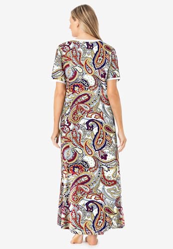 Dreams & Co. Plus Size Long T-Shirt Lounger2