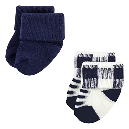 Image of Hudson Baby Baby 8-pack Cotton Rich Newborn and Terry Socks