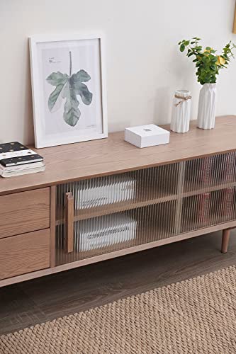 Slabstudiohongkong Japanese Style Tv Cabinet, Modern Tv Stand Cabinet, Tv Media Storage Console #TOP6