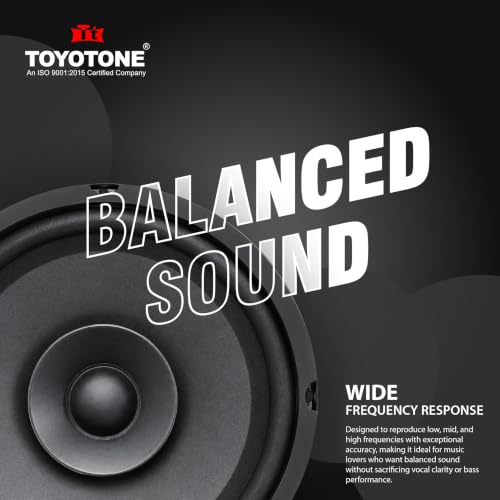 Image of TOYOTONE 8-Inch Full Range Speaker | Hi-Fi Loudspeaker Driver | Deep Bass & Clear Vocals | 8 Ohm | Ideal for Home Audio, PA Systems, DJ Speakers, Tower Speakers & DIY Projects.